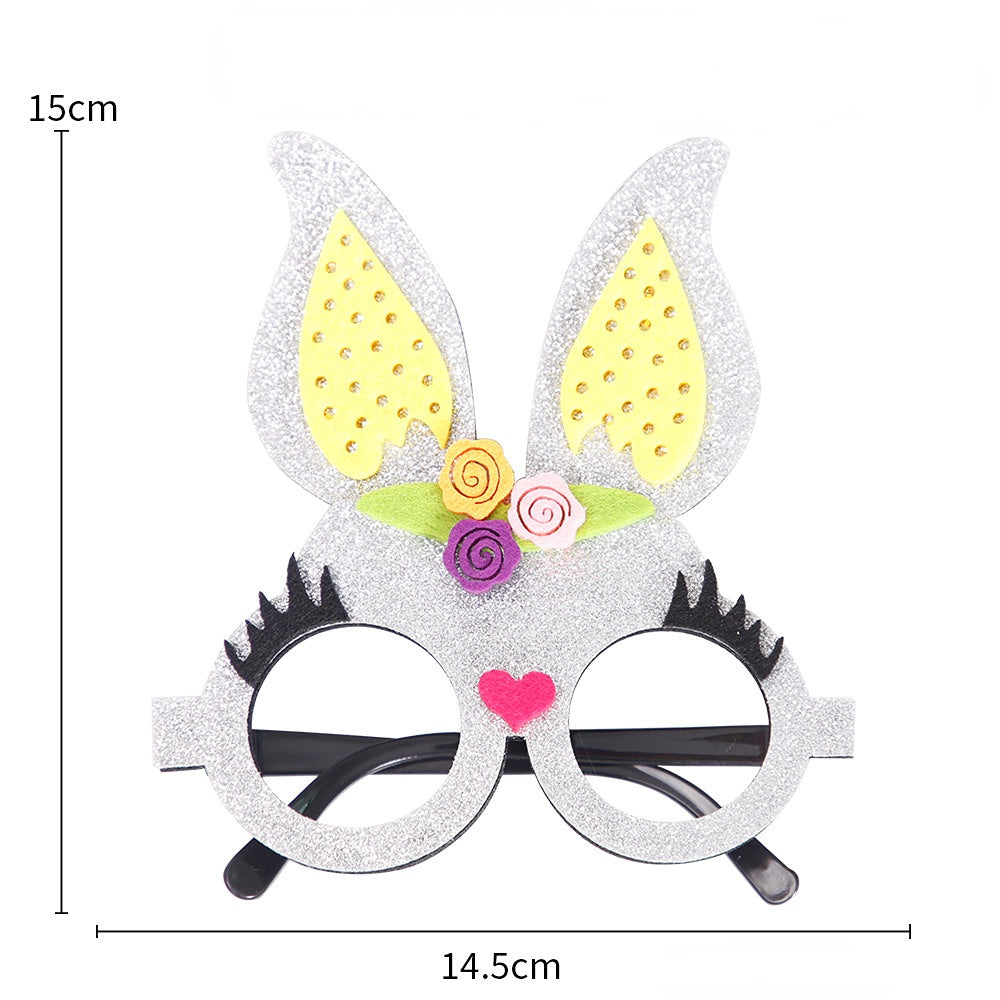 Wholesale Plastic Easter Chick Bunny Egg Glasses Frame